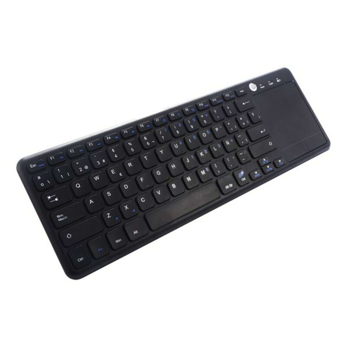 Tipkovnica s Touchpad CoolBox CoolTouch Črna Qwerty Španska